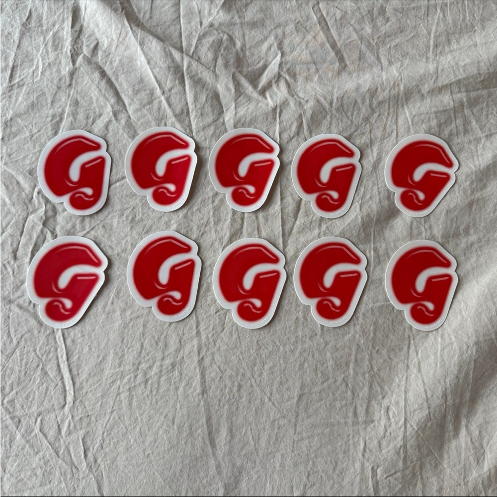 10x Glossier Soho Stickers